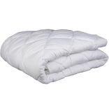 Couette temp&eacute;r&eacute;e anti-acarien blanche 140x200cm