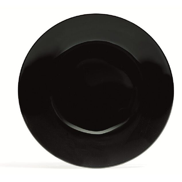 Assiette à dessert décor rayon noir Ø20cm
