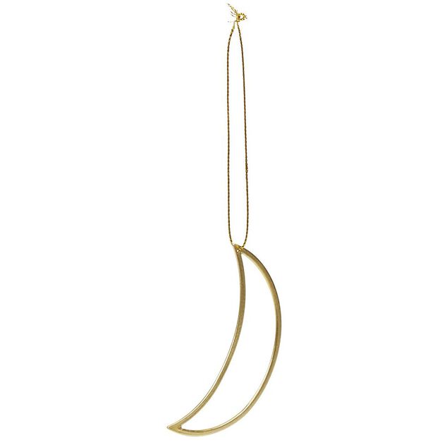 D&eacute;coration en m&eacute;tal dor&eacute; &agrave; suspendre