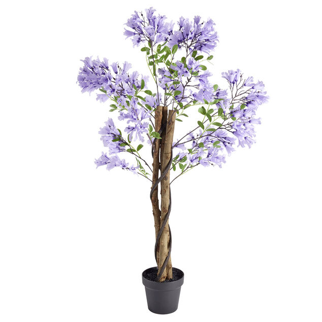 Arbre artificiel XL jacaranda violet H120cm
