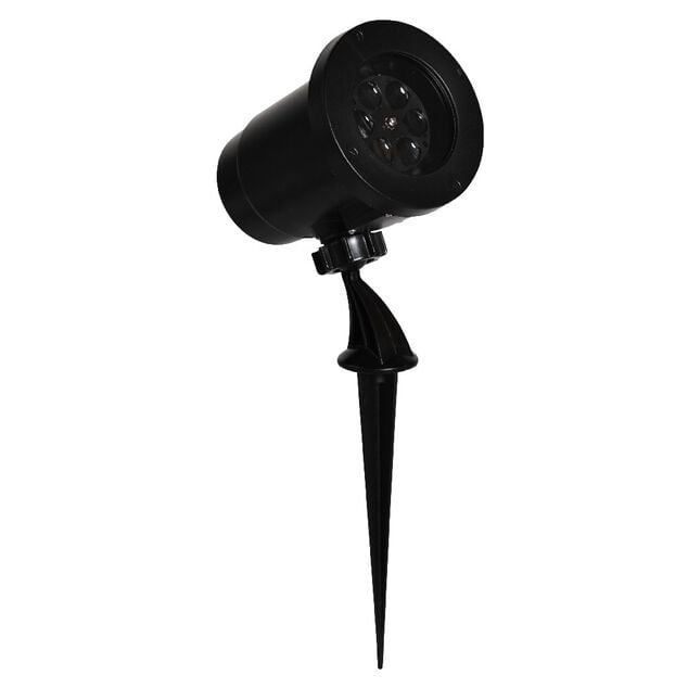 Projecteur ext&eacute;rieur LED No&euml;l motifs flocons anim&eacute;s