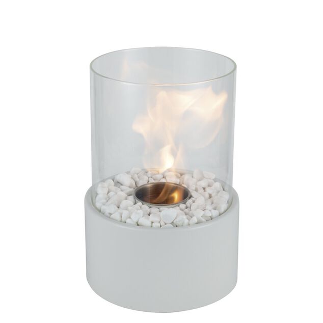 Chemin&eacute;e de table &agrave; l'&eacute;thanol et bio&eacute;thanol &Oslash;18xH26,5cm