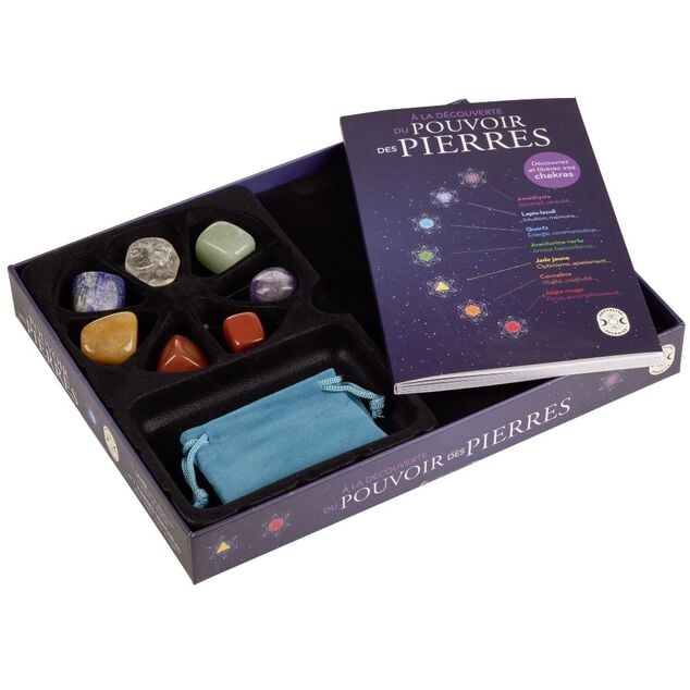 Coffret litoth&eacute;rapie &Agrave; la d&eacute;couverte du pouvoir des pierres