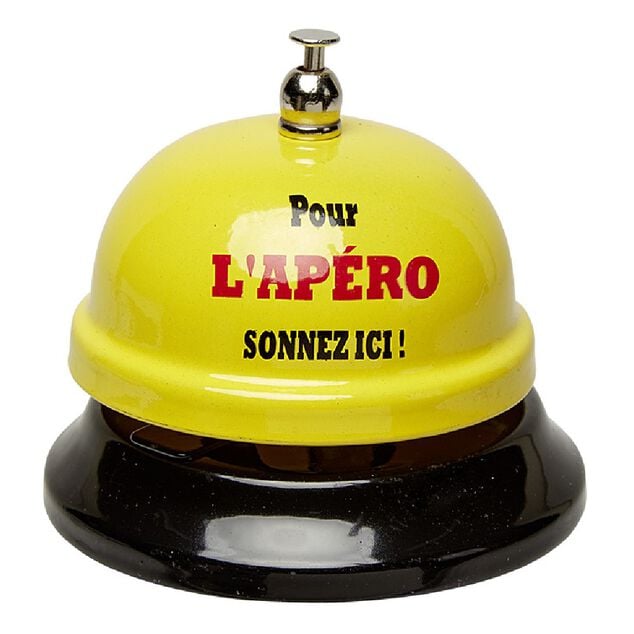 Sonnette de r&eacute;ception avec message humoristique