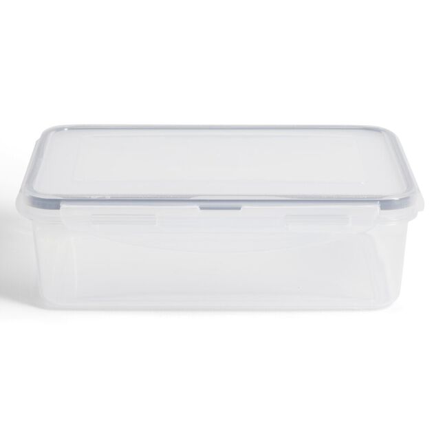 Bo&icirc;te alimentaire1L plastique avec couvercle &agrave; clips