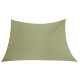 Voile d'ombrage rectangulaire Gala 300x400cm vert