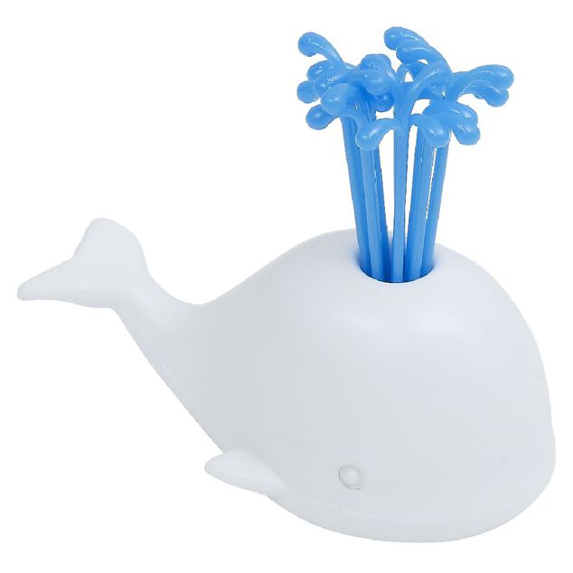 Pique apéritif avec support baleine blanche