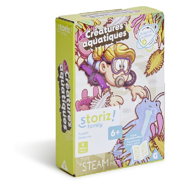 Jeu cr&eacute;atures aquatiques