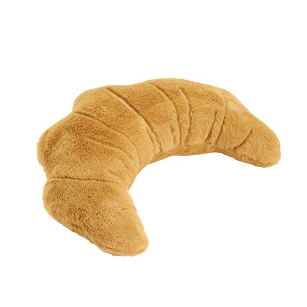 Cousin forme croissant marron L40cm