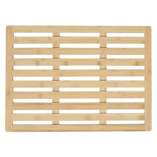 Caillebotis de salle de bain en bambou