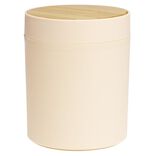 Poubelle à coton ronde métal nude Ø13,7xH17,3cm 2,5L