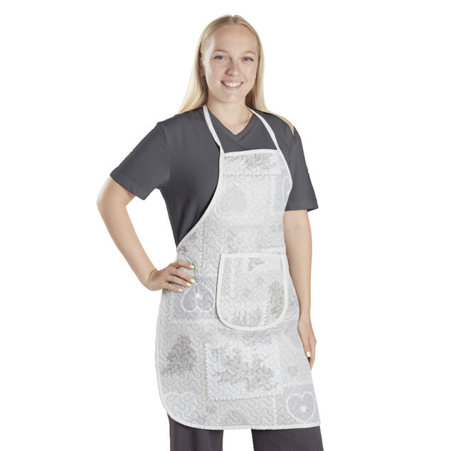 Tablier de cuisine motif boutis 60x80cm - 2 modèles