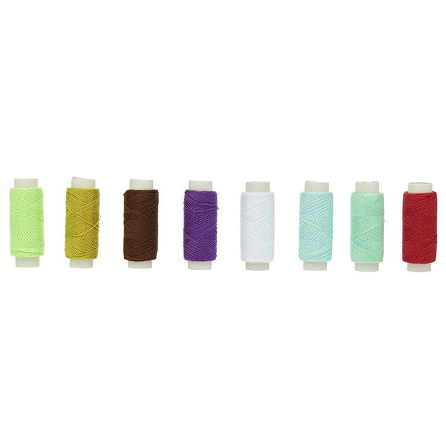 Coffret de couture en bois avec accessoires 21x13xH9cm