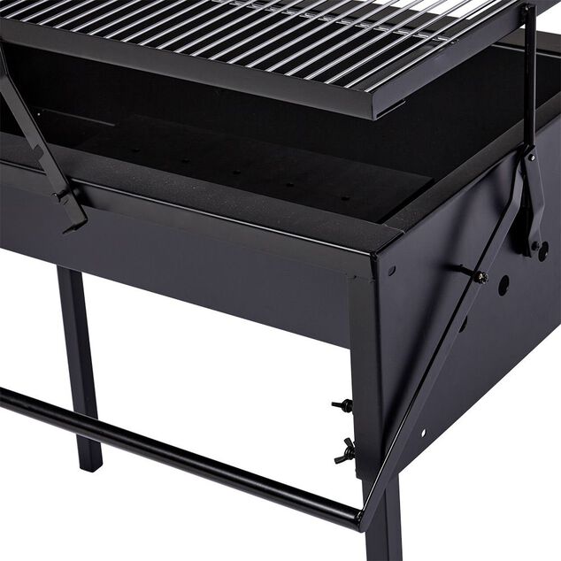 Barbecue &agrave; charbon Lima 3 hauteurs de cuisson grande surface