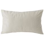 Housse de coussin velours 30x50cm blanc