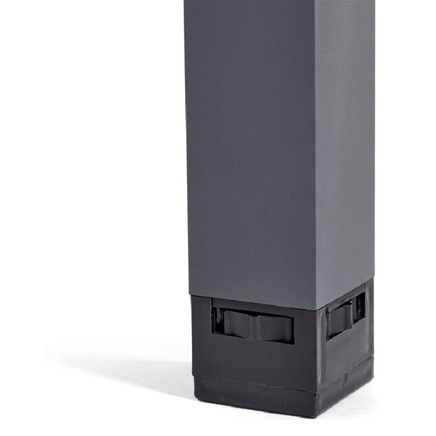 Table de jardin Bali 6 personnes aluminum et bois 150x90xH.74 cm