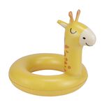 Bou&eacute;e ronde t&ecirc;te de girafe plastique jaune &Oslash;60cm