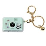 Porte clé kawaii appareil photo paparazzi bleu