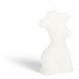 Bougie buste blanc 5x3,5xH7,5cm