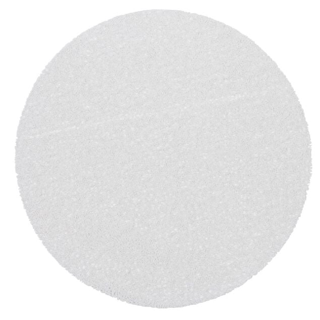 Set de table rond pvc effet spaghetti cr&egrave;me uni &oslash;38 cm