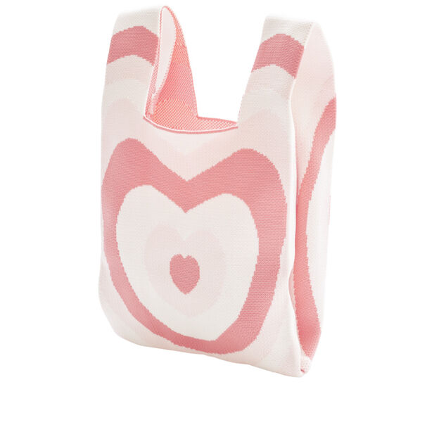 Sac de plage tissé à motif 19,5x9xH34cm (2 modèles)