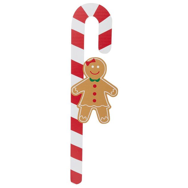 Pancarte sucre d'orge en bois H53,5cm