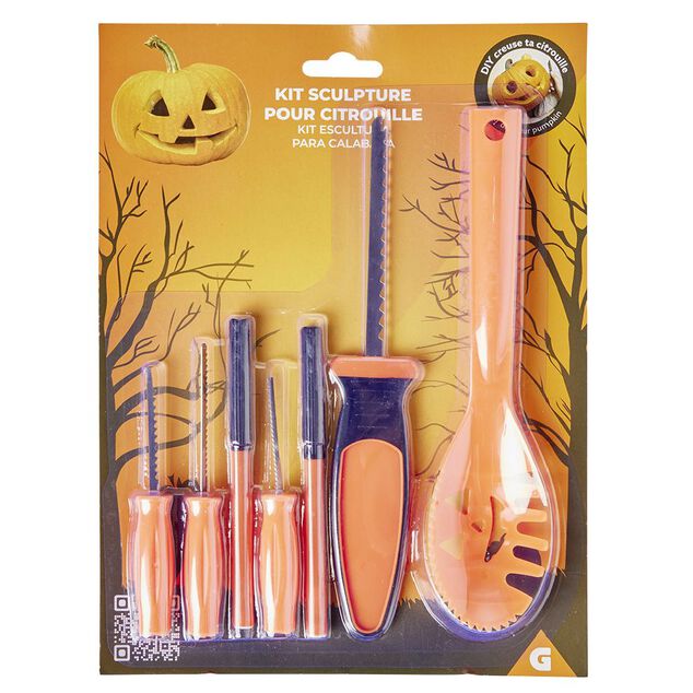 Kit de sculpture citrouille