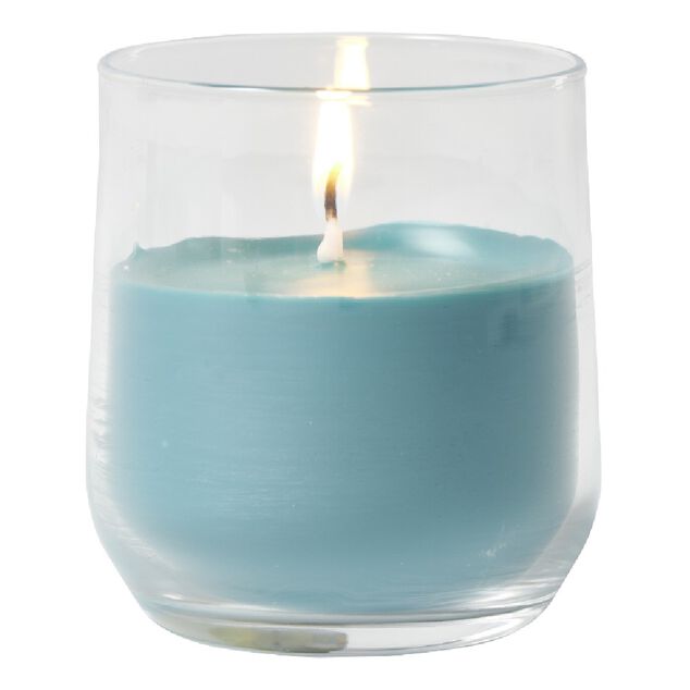 Bougie au parfum de grasse dans verre senteur for&ecirc;t enchant&eacute;e