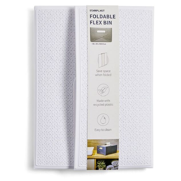 Pani&egrave;re flexible pliable plastique 32x16x24cm - 4 coloris