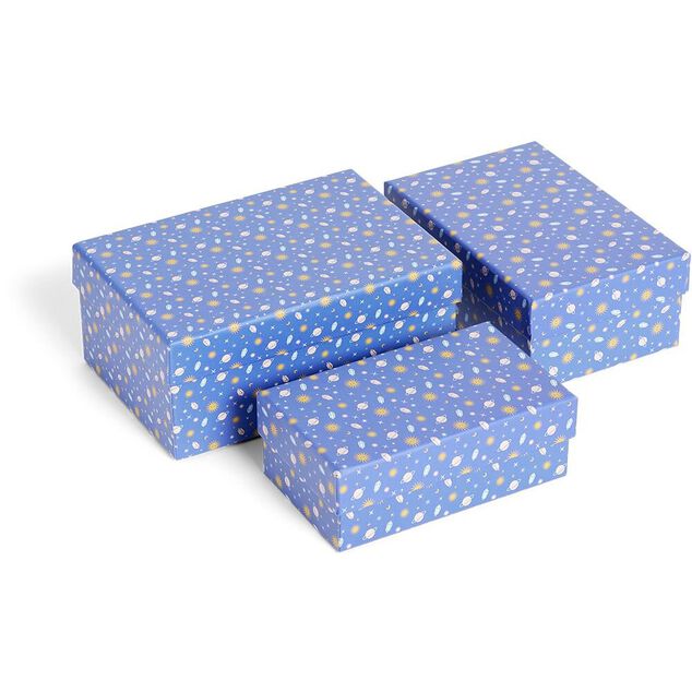 Lot de 3 bo&icirc;tes de rangement - 3 mod&egrave;les