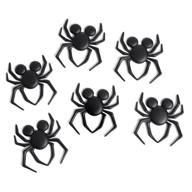 D&eacute;coration Halloween Disney araign&eacute;e Mickey noire 6 pi&egrave;ces