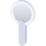 Miroir de poche LED blanc Ø9cm