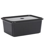 Bo&icirc;te de rangement 6 L noir