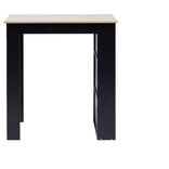 Mange debout bois et m&eacute;tal noir 60x100xH105cm