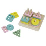 Jeu des formes en bois 12x6cm