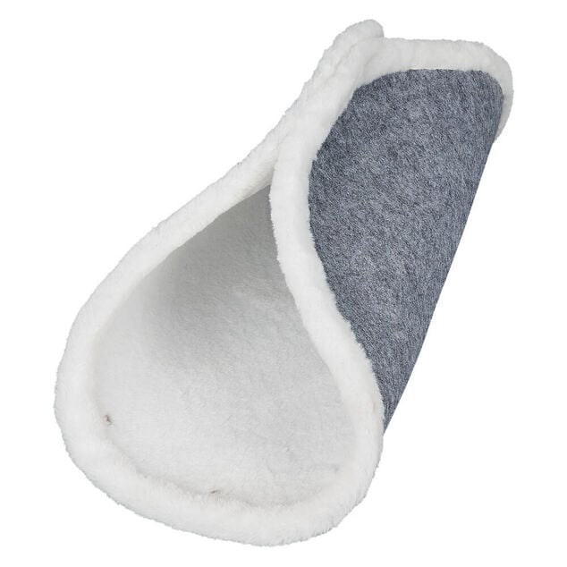 Panier couchage chat modulable gris et blanc 68x68cm