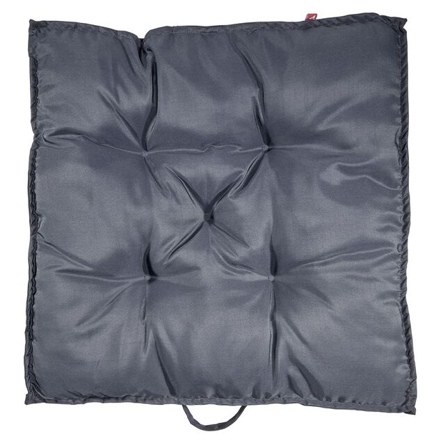 Coussin de dossier salon palette gris anthracite 60x60x&eacute;p8cm