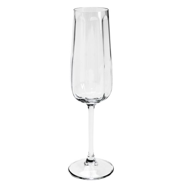 Fl&ucirc;te &agrave; champagne en verre 240ml x3