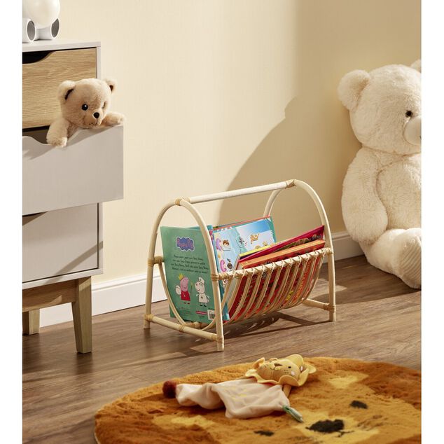 Range magazine en rotin