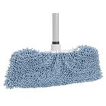 Housse balai microfibre chenille bleu