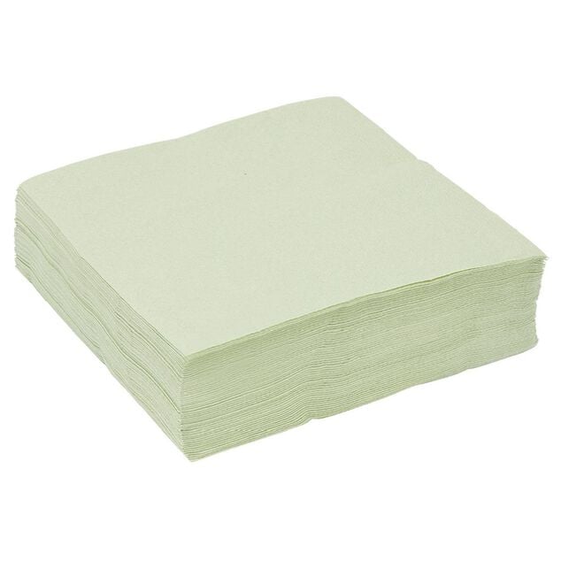 Serviette papier 33x33cm vert olive x50