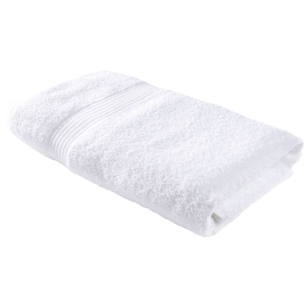 Drap de bain 70x130cm coton blanc craie