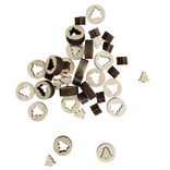 Décoration de table Noël en bois forme sapin 20 pièces