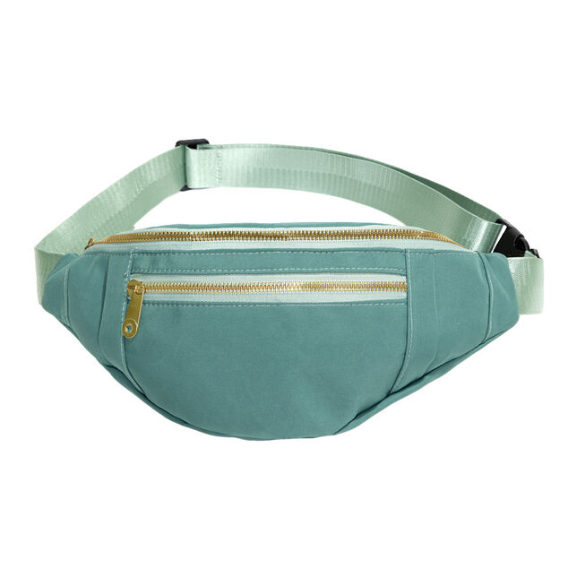 Sac banane L30cm - 3 modèles noir/vert/rose