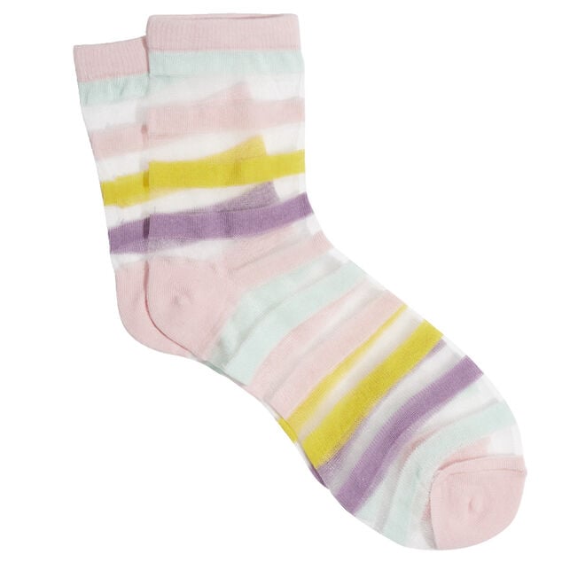 Chaussettes femme polyester taille 36/40 - 4 coloris