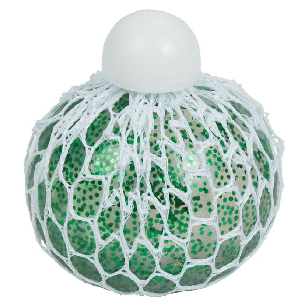 Boule anti-stress balle gluante en gelée dans une maille