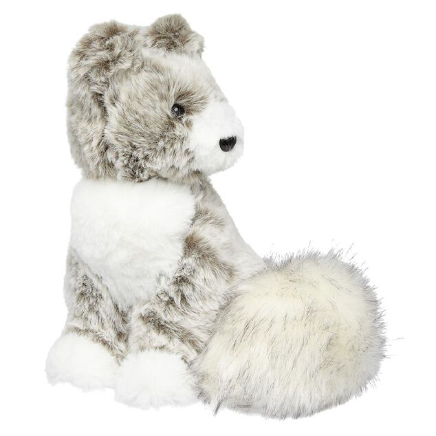Renard en peluche No&euml;l H18 cm