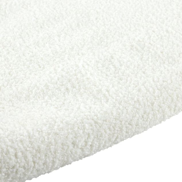Plaid tissu bouclette gris 130x160cm