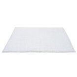 Tapis de salle de bain chenille blanc 80x50cm