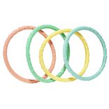 Anneau de plong&eacute;e lest&eacute; pour piscine x4